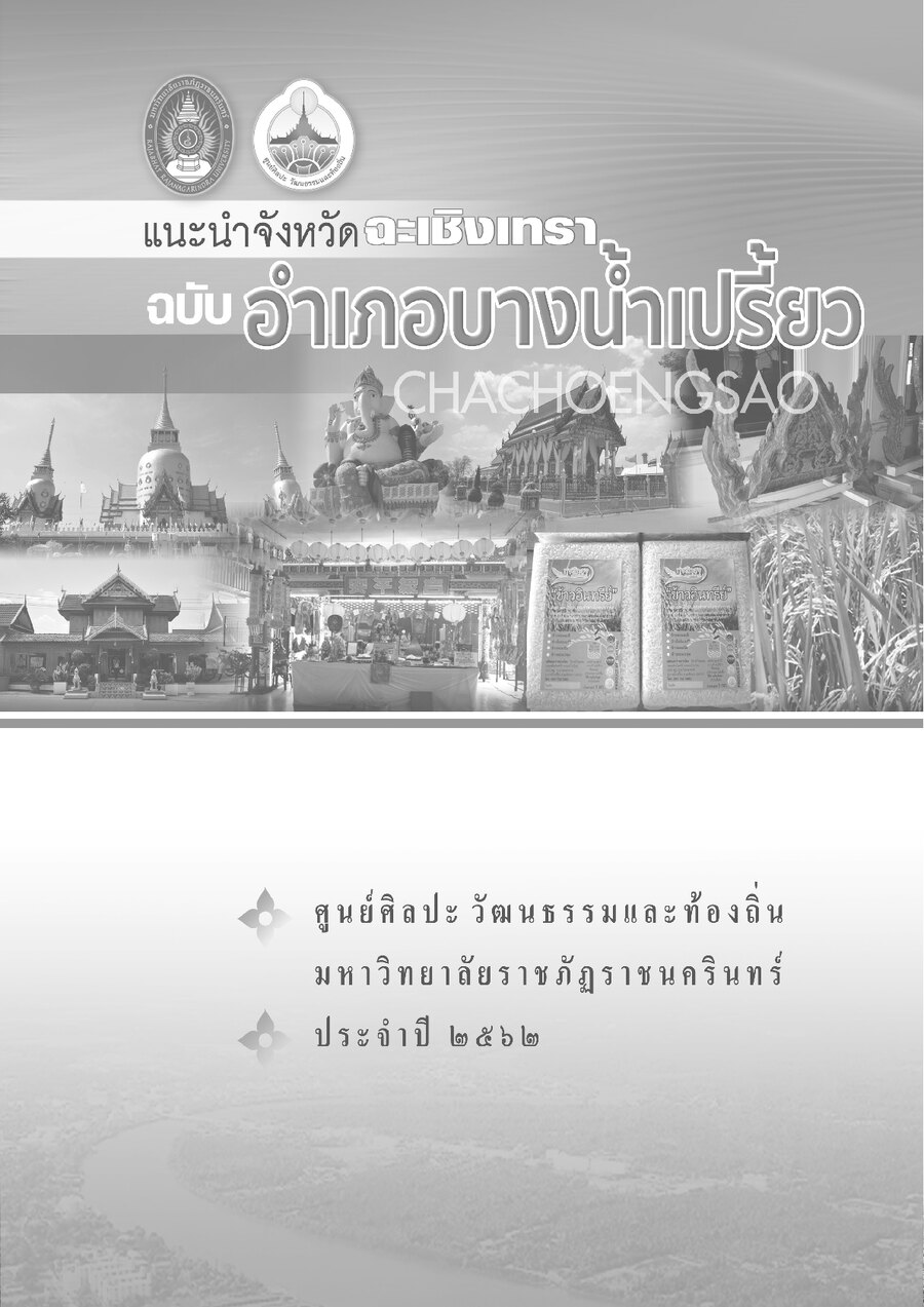 ปกเอกสาร เรียงนหน้า แนะนำ บางนํ้าเปรี้ยว (หน้า 1-154)